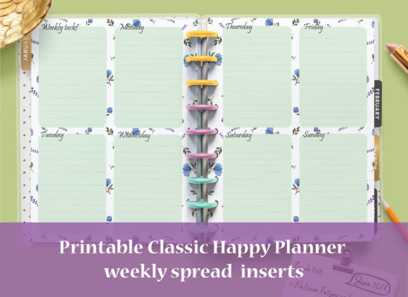Download Weekly Spread Printable Planner - Spread Collection