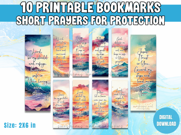 Download Prayers for Protection Bookmark Set - Protection Collection
