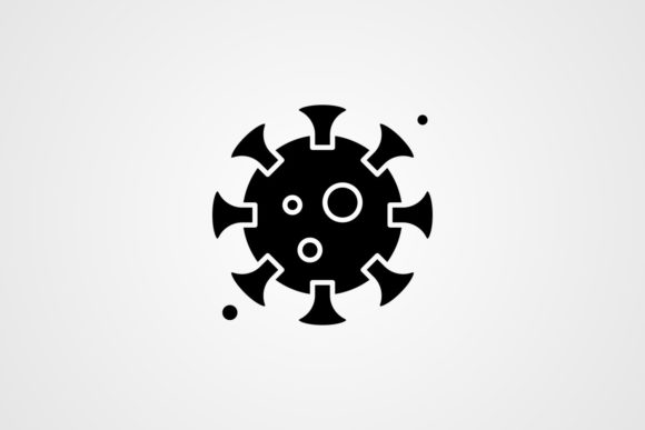 Download Vector Coronavirus Glyph Icon - Corona Collection