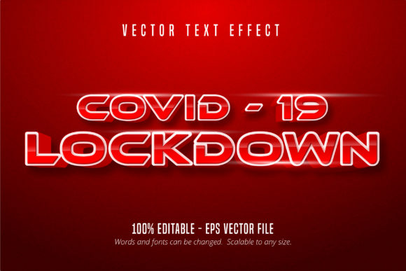 Download Covid19 Lockdown Editable Text Efffect - Premium Bundle