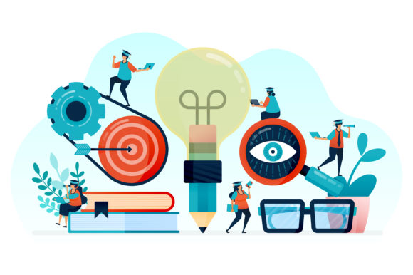 Download Illustration of Student Learning Idea - Idea Collection