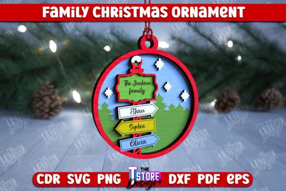Download Family Christmas Ornament | Gift Idea - Idea Collection