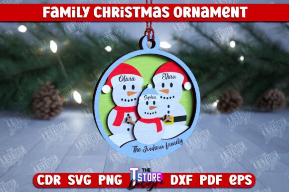 Download Family Christmas Ornament | Gift Idea - Idea Collection