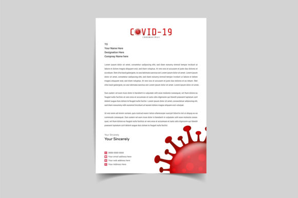 Download Covid19 Coronavirus Concept  Letter Head - Corona Collection
