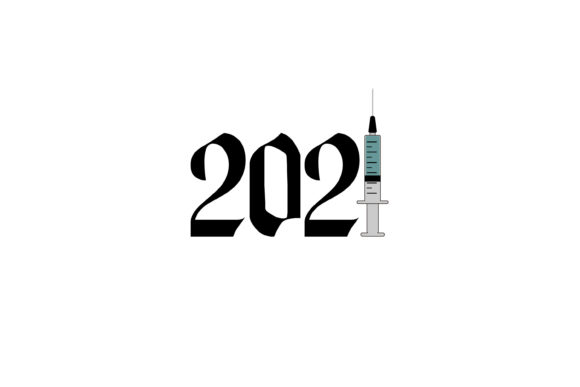 Download New Year and Corona Virus Vaccine Design - Corona Collection