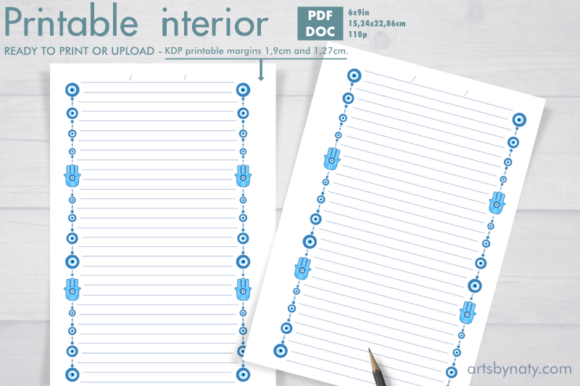 Download Lucky Notebook with Evil Eye Protection. - Protection Collection
